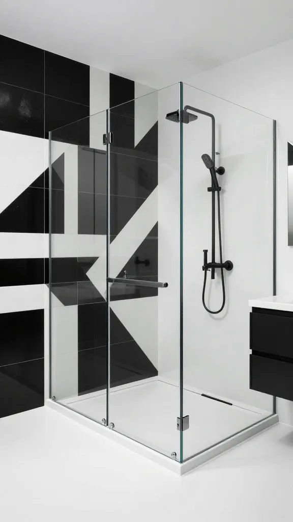 9 Black and White Small Bathroom: Chic Compact Upgrades 8 Item 7