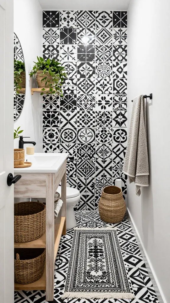 9 Black and White Small Bathroom: Chic Compact Upgrades 10 Item 9
