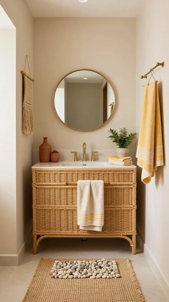 8 Boho Small Bathroom: Bright, Cozy, Big Vibes 2 Item 1