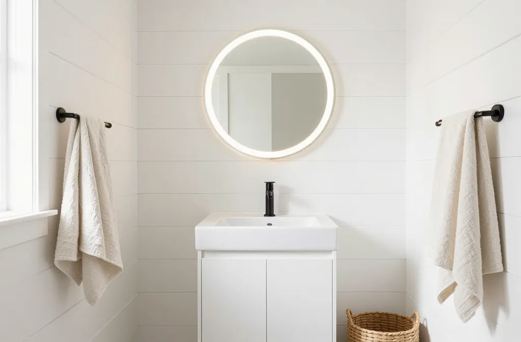 11 Small Bathroom Board and Batten Inspired Transformations