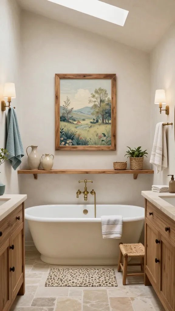 8 Small Bathroom Art Ideas to Transform Tiny Spaces 9 Item 8