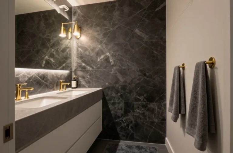 11 Small Bathroom Accent Wall: Chic Ideas for Tiny Baths 11 11 Small Bathroom Accent Wall: Chic Ideas for Tiny Baths