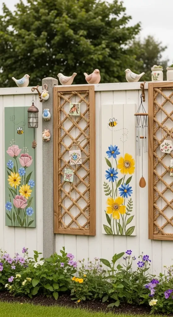 8 Garden Fence Art: Tiny Makeovers for Big Wow 6 image 1