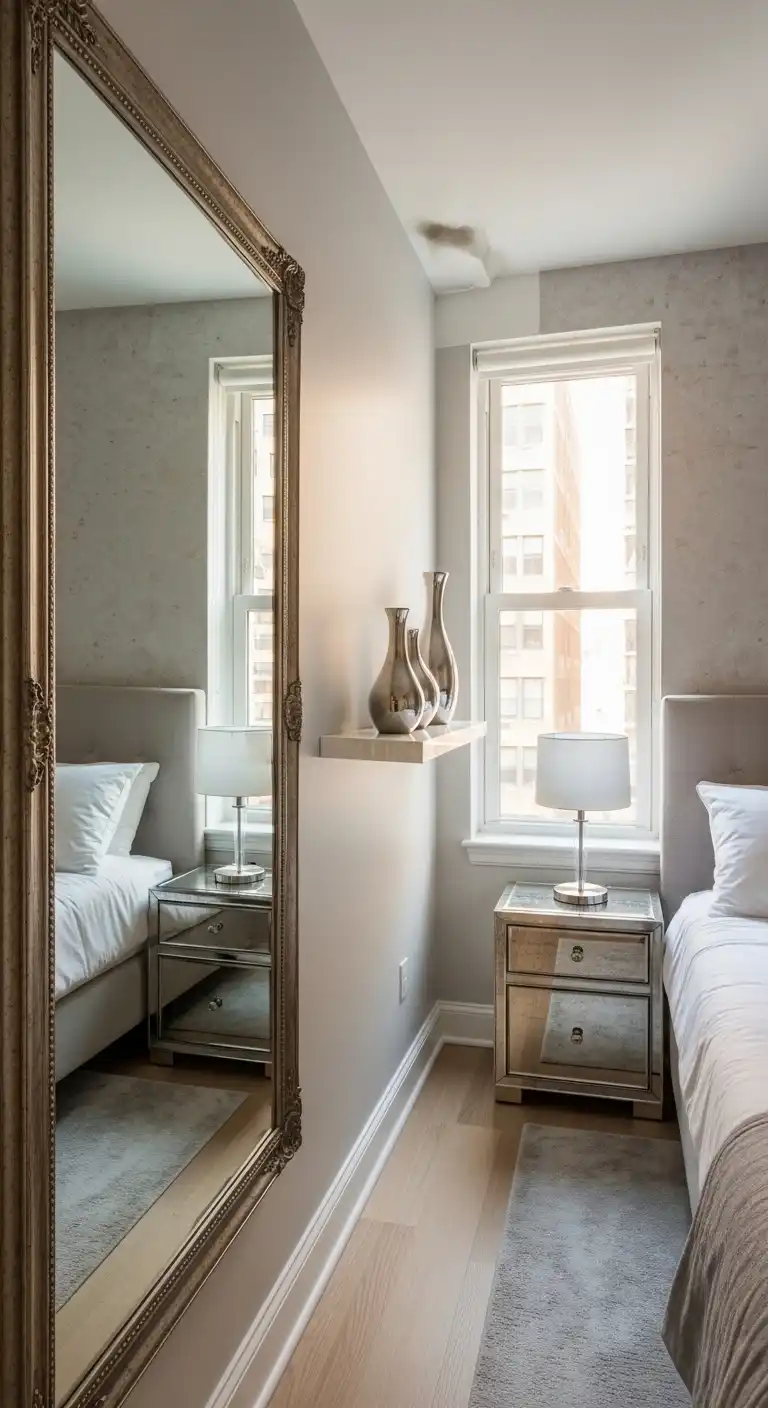 Mirrors and Reflective Surfaces for Instant Depth